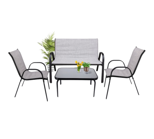 Комплект садових меблів Jumi FIESTA сірий