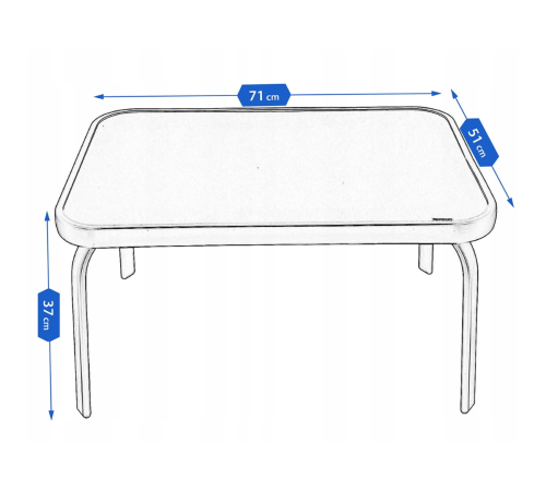 Комплект садових меблів Jumi FIESTA сірий