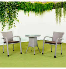 Комплект садових меблів Greengard Терра, сірий