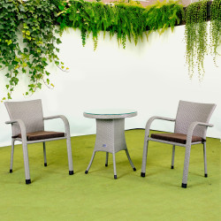 Комплект садових меблів Greengard Терра, сірий