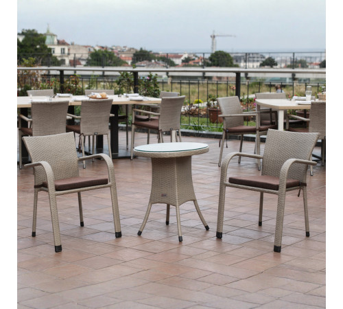 Комплект садових меблів Greengard Терра, сірий