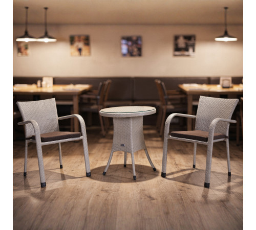 Комплект садових меблів Greengard Терра, сірий