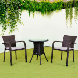Комплект садових меблів Greengard Терра Рт-20190-5, коричневий