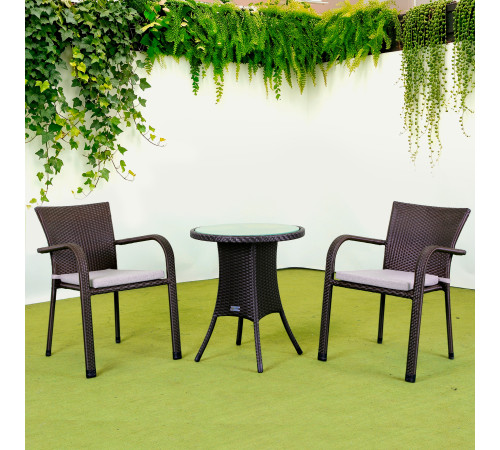 Комплект садових меблів Greengard Терра, коричневий