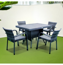 Комплект садових меблів Greengard Композит 120, сірий