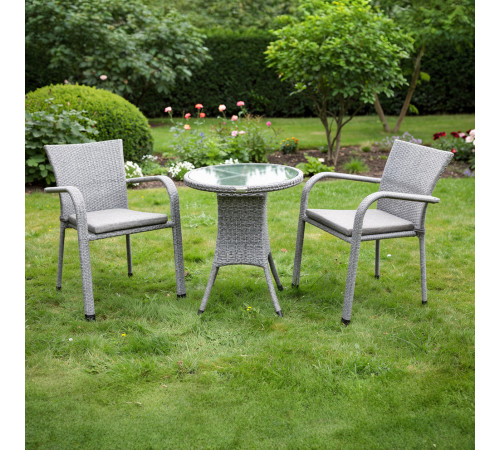 Комплект садових меблів Greengard Терра, сірий