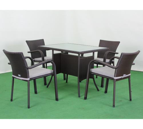 Комплект садових меблів Greengard Комфорт 120, коричневий