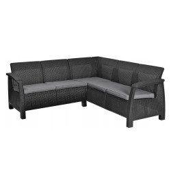 Диван садовий Keter Corfu Relax 5-місний, графіт