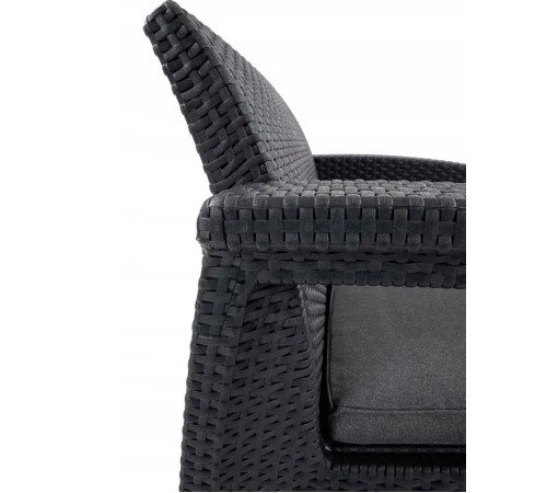 Диван садовий Keter Corfu Relax 5-місний, графіт