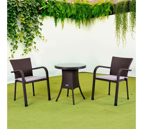 Комплект садових меблів Greengard Терра, коричневий