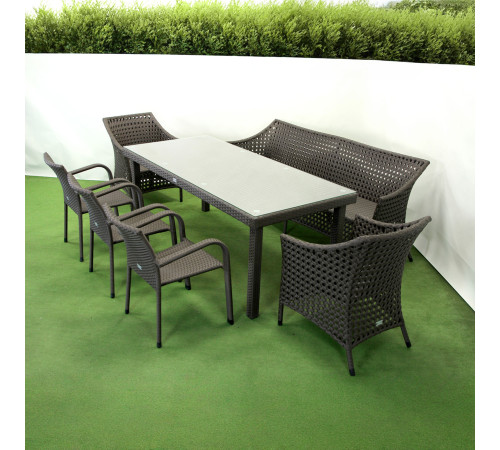 Комплект садових меблів Greengard Гармонія, коричневий