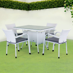 Комплект садових меблів Greengard Комфорт 100 Рт-20181-3, білий