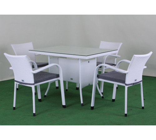 Комплект садових меблів Greengard Комфорт 100 Рт-20181-3, білий