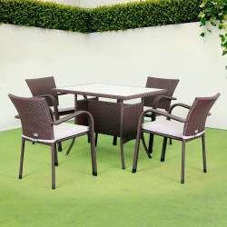 Комплект садових меблів Greengard Комфорт 120, коричневий 