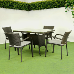 Комплект садових меблів Greengard Комфорт 100 Рт-20181, коричневий