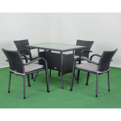 Комплект садових меблів Greengard Комфорт 120, сірий