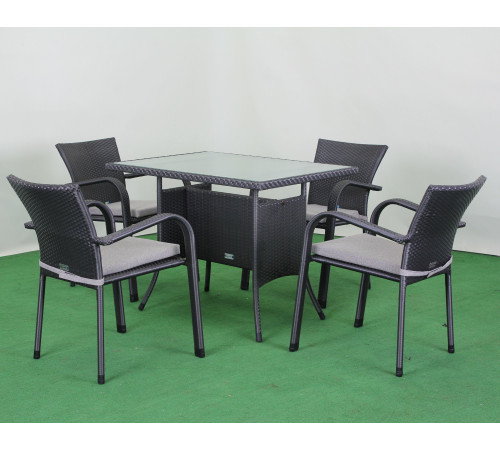 Комплект садових меблів Greengard Комфорт 120, сірий