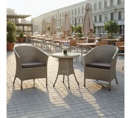 Комплект садових меблів Greengard Балеар 2, бежевий