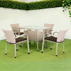 Комплект садових меблів Greengard Комфорт 120 Рт-20120-2, бежевий