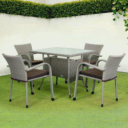 Комплект садових меблів Greengard Комфорт 120, сірий