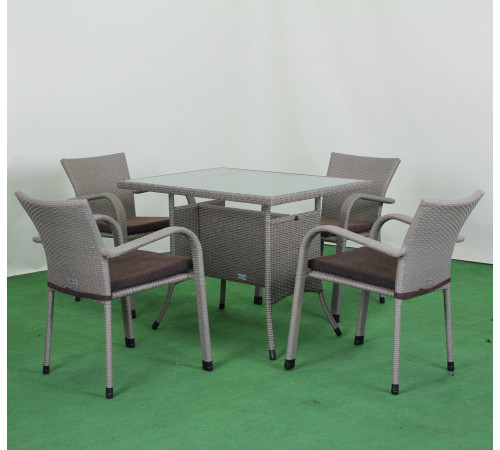 Комплект садових меблів Greengard Комфорт 120, сірий