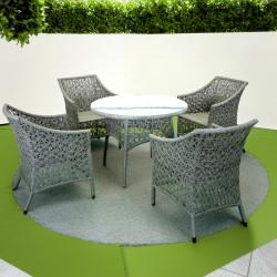 Комплект садових меблів Greengard Лінора, сірий