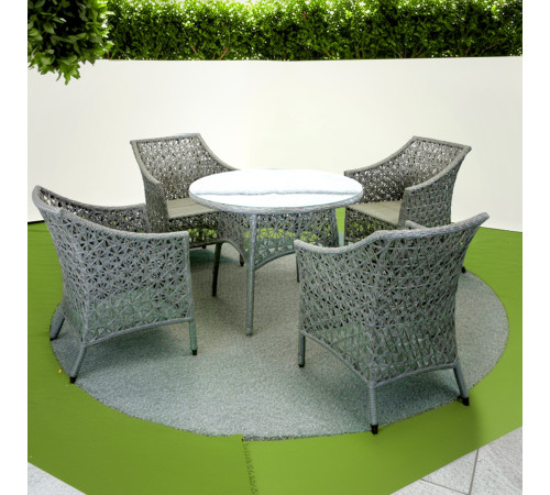 Комплект садових меблів Greengard Лінора, сірий