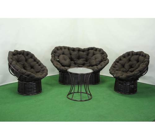 Комплект садових меблів Greengard Мапасан, коричневий