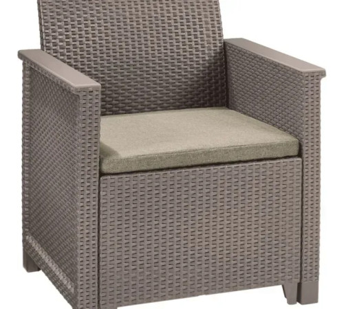 Комплект меблів Keter Elodie 4-місний, капучино