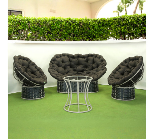 Комплект садових меблів Greengard Мапасан, коричнево-бежевий