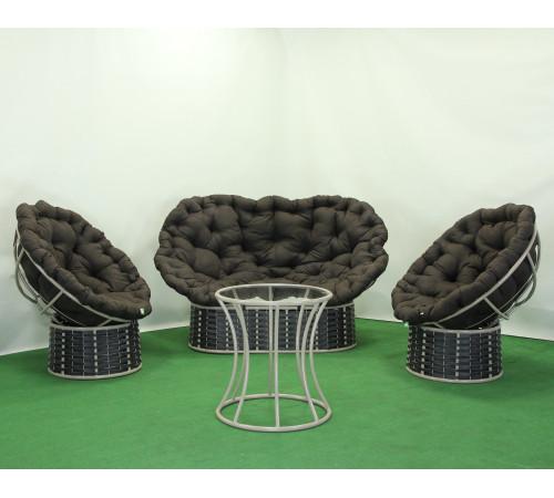 Комплект садових меблів Greengard Мапасан, коричнево-бежевий