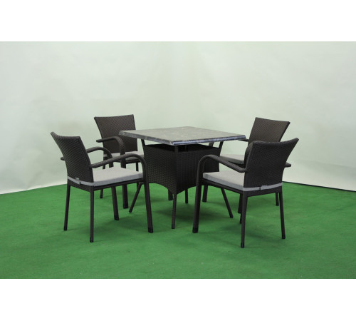 Комплект садових меблів Greengard Марокко Рт-20198-2, коричневий