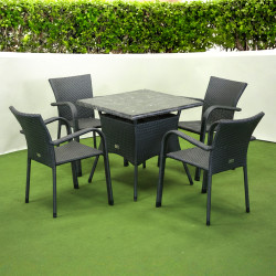 Комплект садових меблів Марокко, сірий