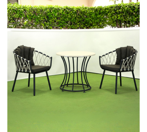 Комплект садових меблів Greengard Рів’єра, коричнево-бежевий