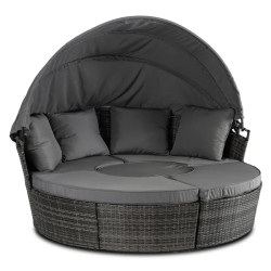 Комплект садових меблів MEBEL ELITE Каліфорнія, сірий