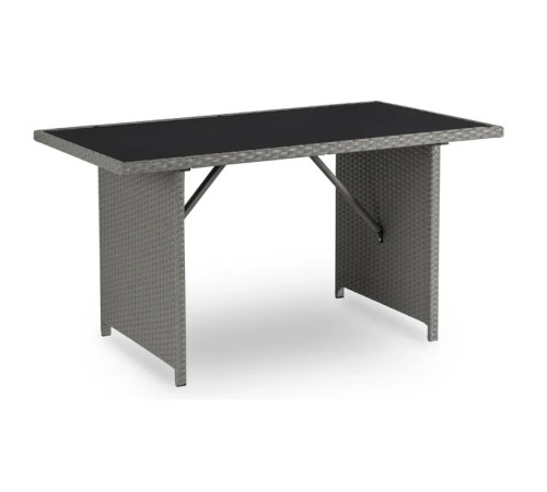 Комплект садових меблів з ротангу MEBEL ELITE Даллас, чорний