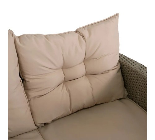 Комплект садових меблів з ротангу MEBEL ELITE Колорадо, бежевий