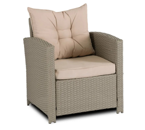 Комплект садових меблів з ротангу MEBEL ELITE Колорадо, бежевий