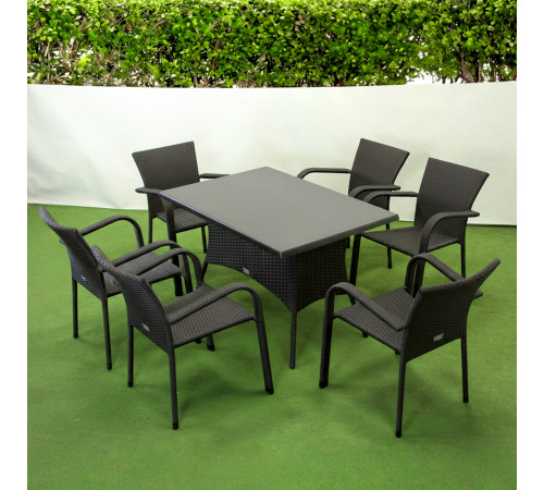 Комплект садових меблів Greengard Сієста, коричневий