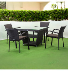 Комплект садових меблів Greengard Чікаго, коричневий