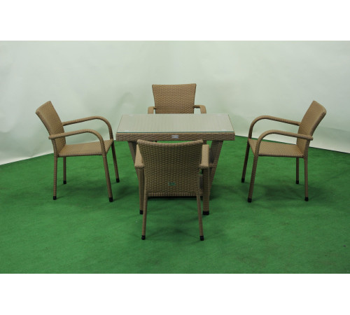 Комплект садових меблів Greengard Чікаго, бежевий