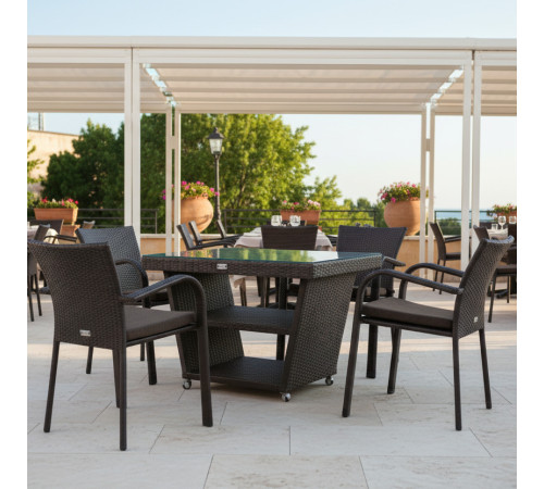 Комплект садових меблів Greengard Чікаго, коричневий