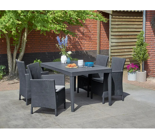 Крісло садове Keter Lowa DC графіт