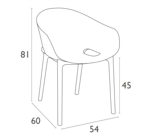 Комплект меблів Siesta Sky Pro with Sky 70, бежевий