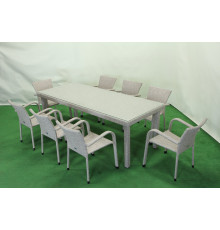 Комплект садових меблів Greengard Вермонт-лінора 180, бежевий