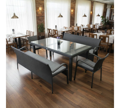 Комплект садових меблів Greengard Вермонт-Комфорт 180, сірий