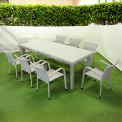 Комплект садових меблів Greengard Вермонт 220 Рт-20220-1, бежевий