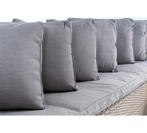 Комплект садових меблів Di Volio Livorno 9-місний, сіро-бежевий