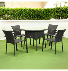 Комплект садових меблів Greengard Балеар Лайт, коричнево- чорний