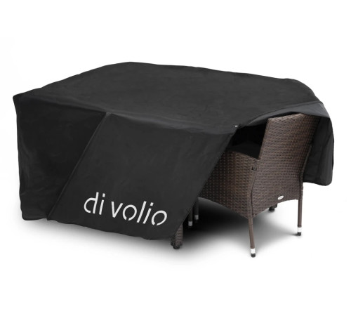 Комплект садових меблів DiVolio VERONA 5 предметів, сірий
